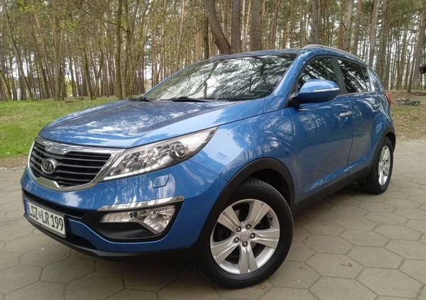 Kia Sportage cena 37990 przebieg: 143700, rok produkcji 2010 z Trzcianka małe 277